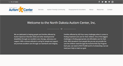 Desktop Screenshot of ndautismcenter.org